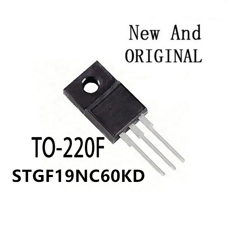 10PCS New and Original GF19NC60KD  TO-220F STGF19NC60KD