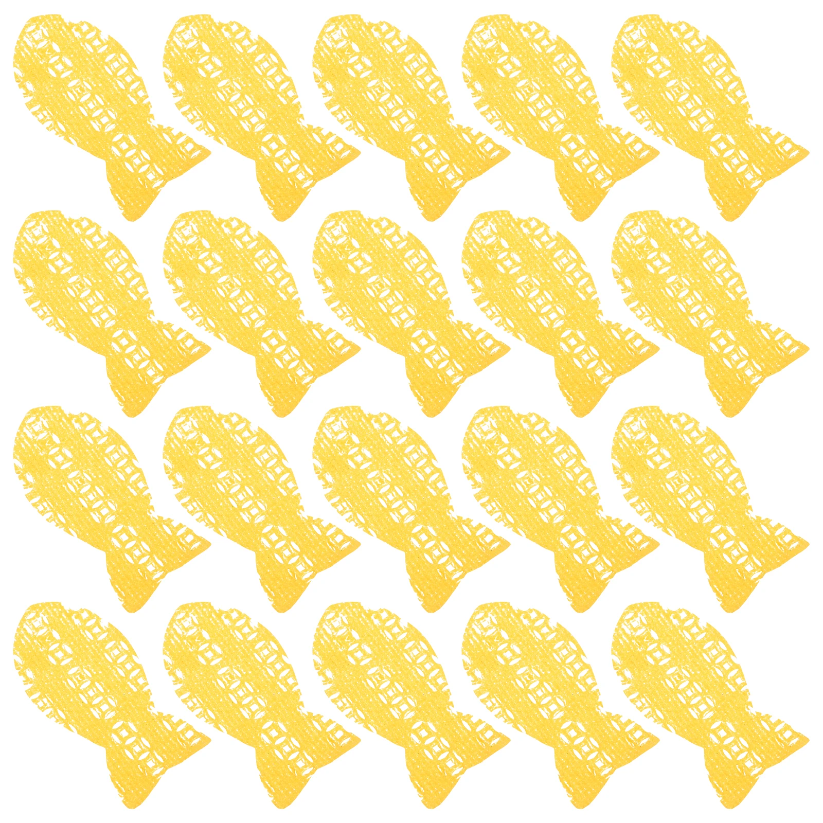 

45pcs Pet Sacrificial Products Durable Pet Funeral Essentials For Cat Dog Cremation Ceremony Bone Shaped Yellow Ancestor Paper