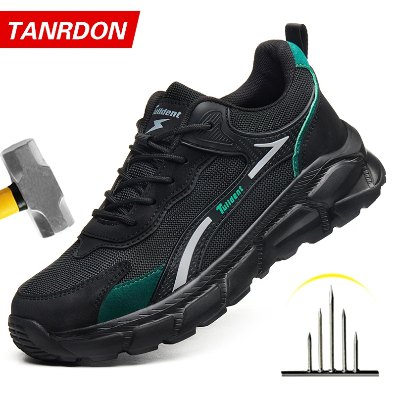 New Safety Shoes, Puncture Resistant Work Shoes, Fashionable Safety Shoes, Men's Protective Shoes, Work Boots
