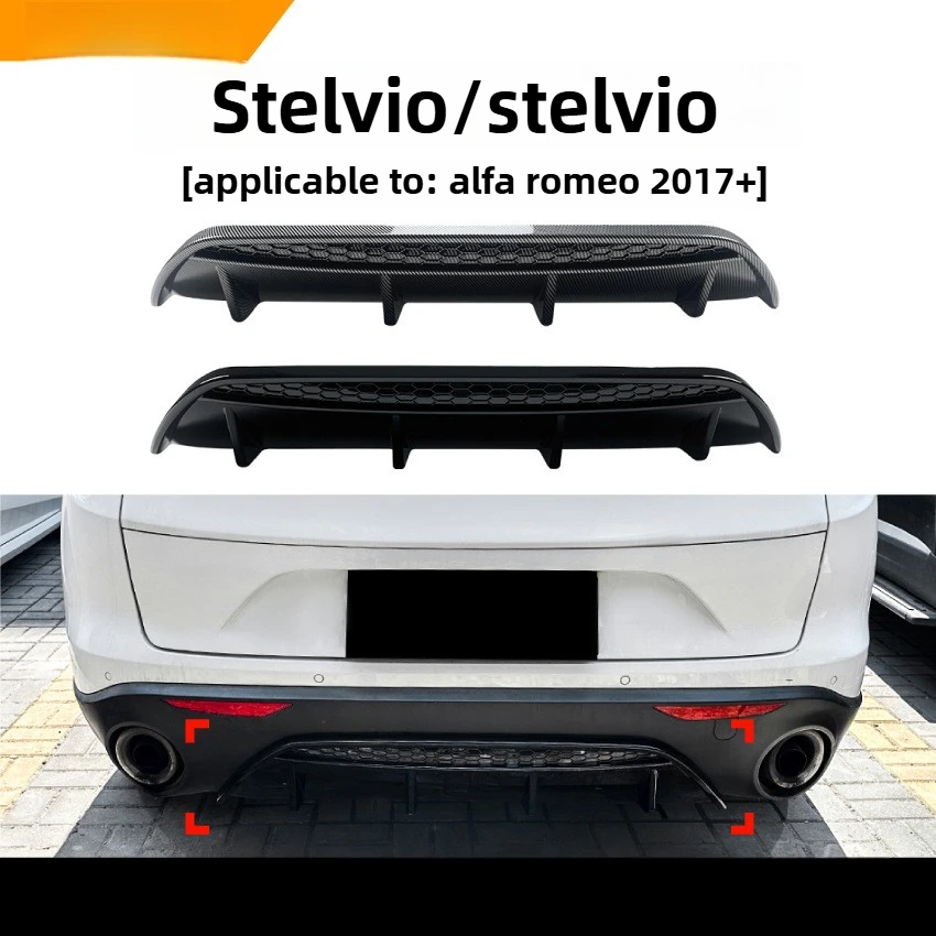 

Applicable Α Coefficient Romeo Stelvio 2017 + Rear Lip Tail Lip Spoiler Exterior Cross-border Modification