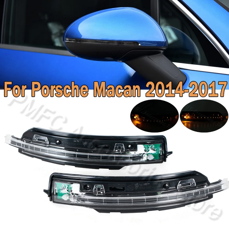 Reversing Mirror Turn Signal Light Indicator Lamp Side Mirror Blinker Lamp Amber For Porsche Macan 2014-2017 95B949101 95B949102