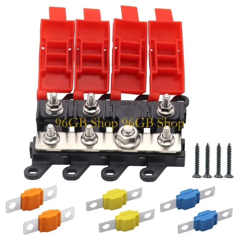 

96GB ProfessionalFuse Block 200A Per Circuit Power Input for Offroad Auto Wiring