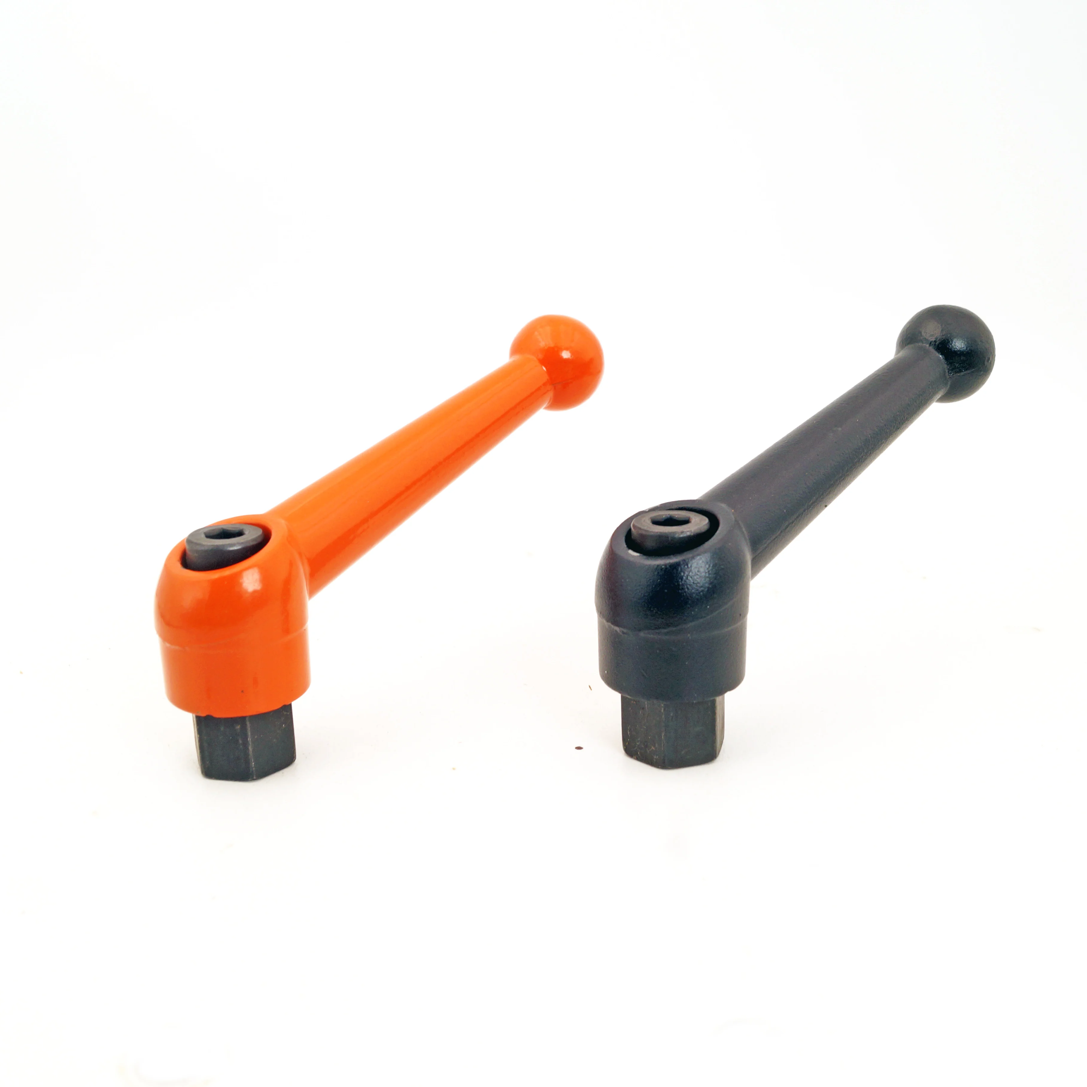 M10 Black Orange Solid Adjustable Handle Clamping Tension Lever Arm