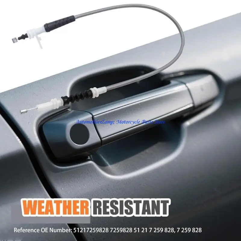 H7BD Replacement Door Cable for F30 F80 316D 316I 318D Front Left Right Door Hood Release Cable 51217259828 Easy Installation