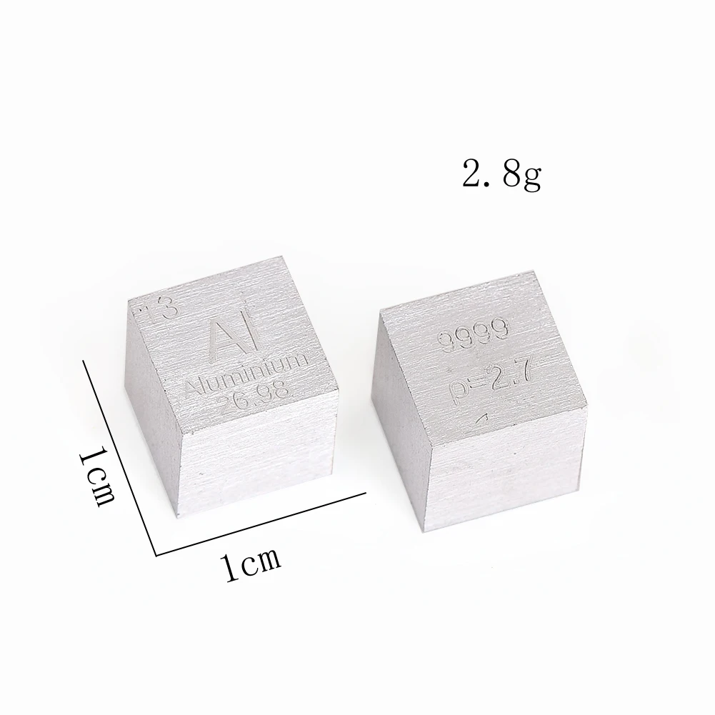 High Density Element Cube for Periodic Table Collections Lab Experiment Material Science Experience Teaching Figurines Miniature