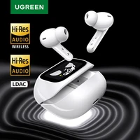 UGREEN LCD a todo Color pantalla inteligente inalámbrico TWS auriculares Bluetooth auriculares 52dB cancelación activa de ruido ANC auriculares internos