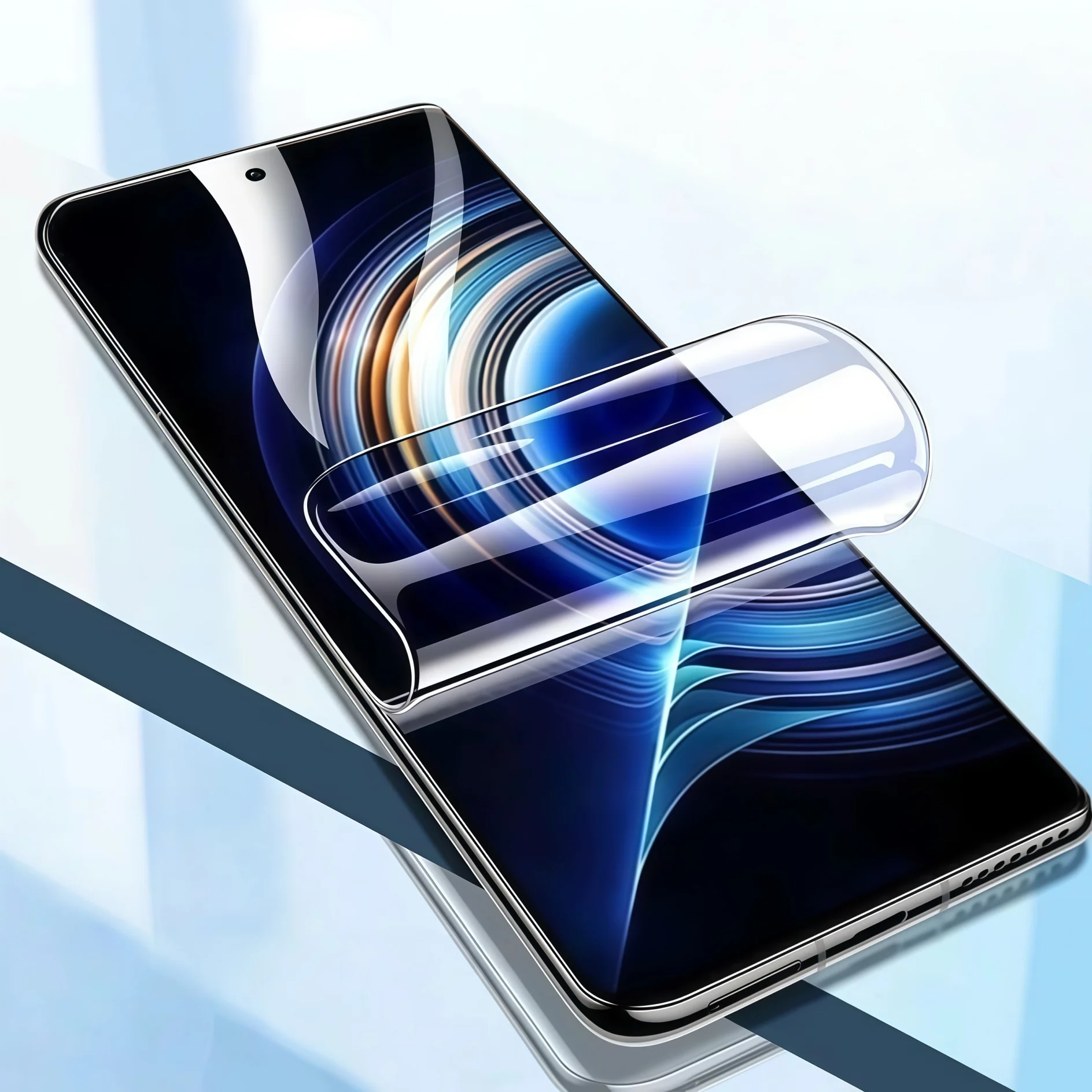 Paquete de 2 películas de hidrogel flexibles para Infinix Note 50 Pro/Note 50 Protector de pantalla [NO vidrio], película de hidrogel de TPU suave no quebráble