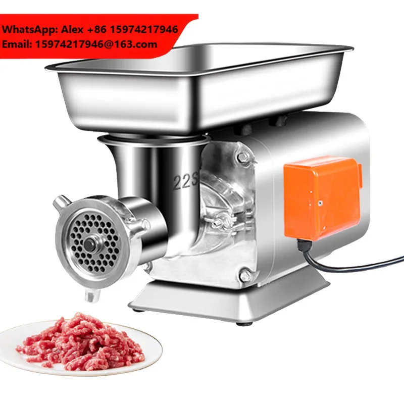12-Type Commercial Electric Meat Mincer Machine For Home Restaurant Farm Use New New Condition Meat Processing Machinery Motor