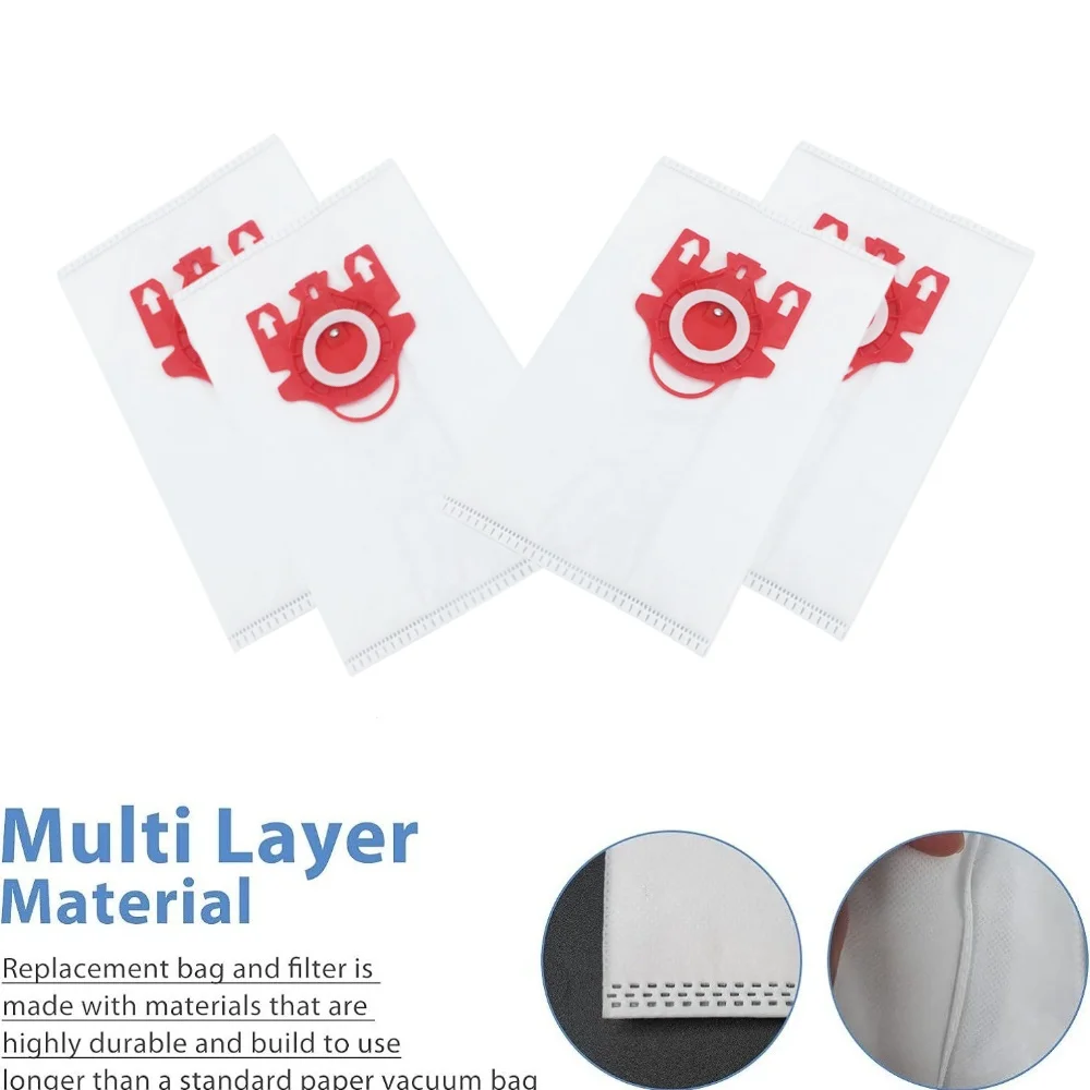 Dust bags suitable for MIELE FJM C1/C1/C2/C3, S400i, S600, S200, S500, S800 series Vacuum cleaner accessories Dust bucket bag