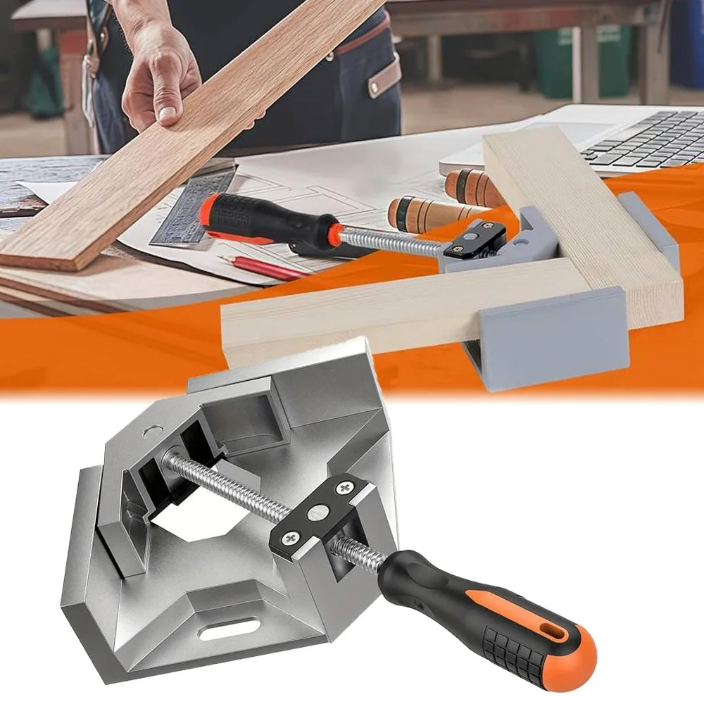 Coin de soudage à angle de 90 degrés, Clip de fixation à Angle droit, support à pince, cadre Photo pour le travail du bois, pince en verre, outil manuel pour meubles