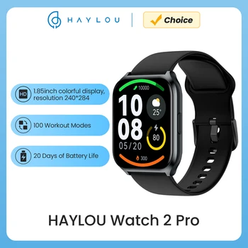 HAYLOU Watch 2 Pro (LS02 Pro) Smartwatch 1.85 inch large screen 100 exercise modes smart watch heart rate monitoring for men
