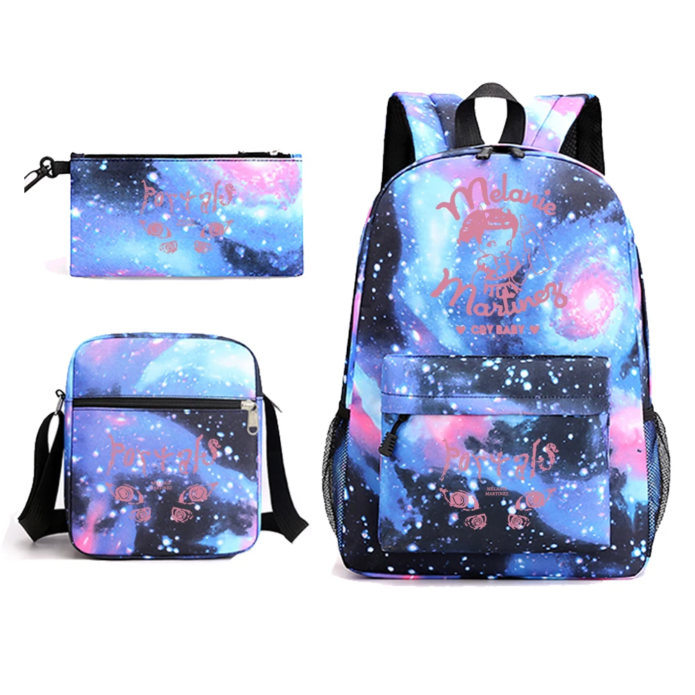 Melanie Martinez  Printed Backpack Casual Rucksack schoolbag Shoulder Bag Backpack 3pcs/set