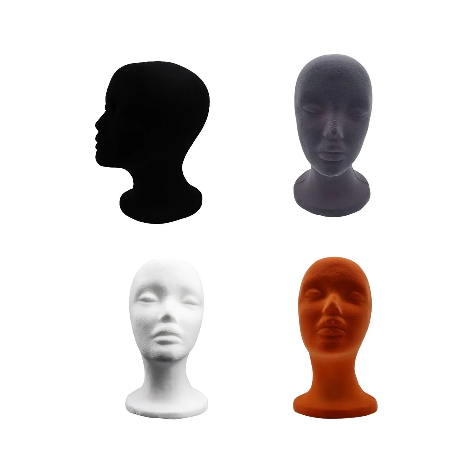 Mannequin Head Model DIY Photography Props Display Holder for Hat Headwear