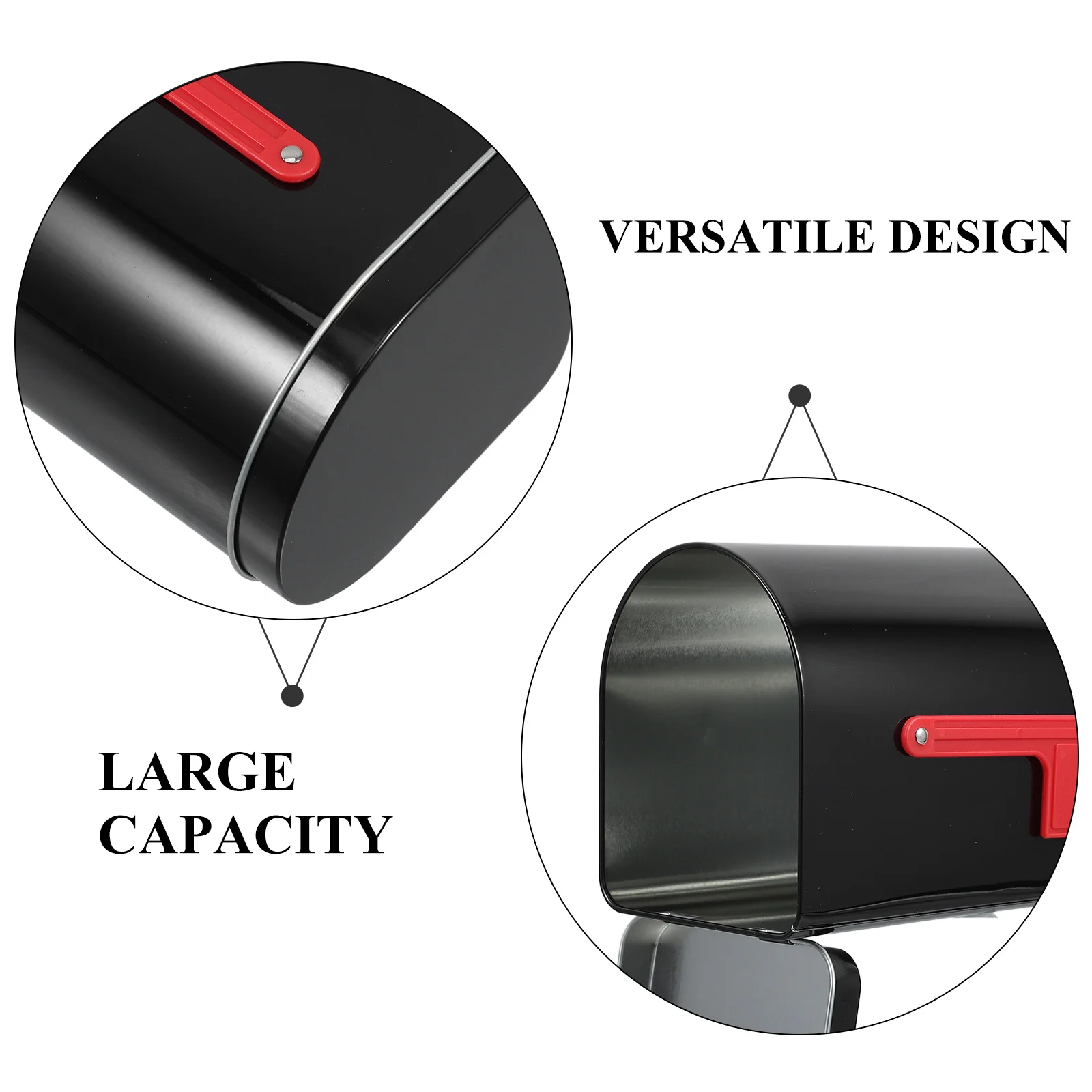 Почтовый ящик из жести, почтовый ящик Санта-Клауса своими руками для дома на улице с почтовой колонной для Дня святого Валентина, игровой домик, украшение для сада на открытом воздухе