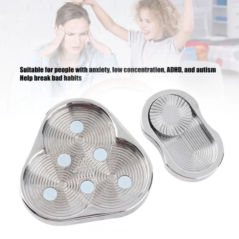 Triangular Rotation Slider Adult Metal Portable Fingertip Push Slider Sensory Toy