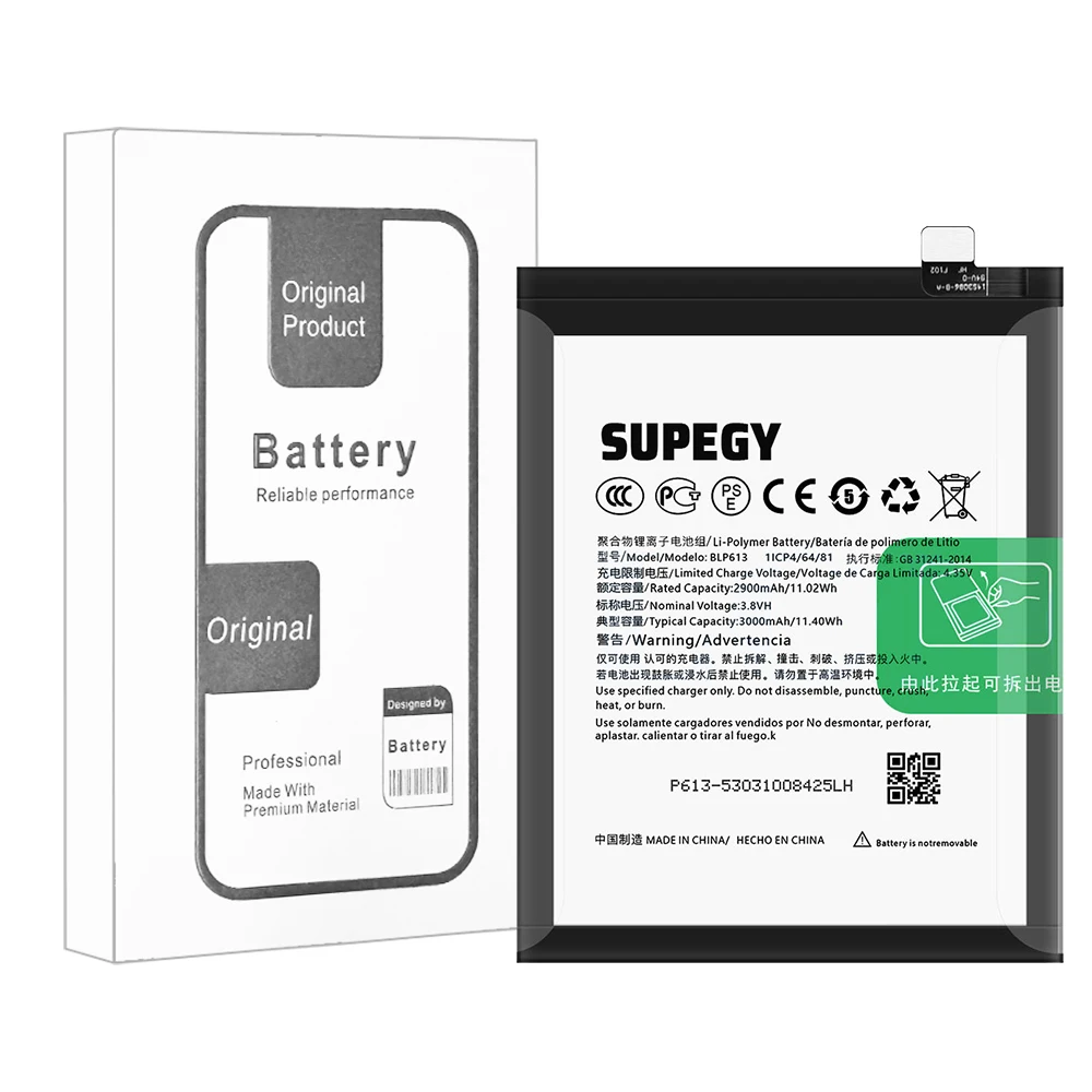 2026 Years SUPEGY 100% New BLP613 3000mAh Replacement Battery For OnePlus 3 One Plus 3 Phone Batteries+Free Tools