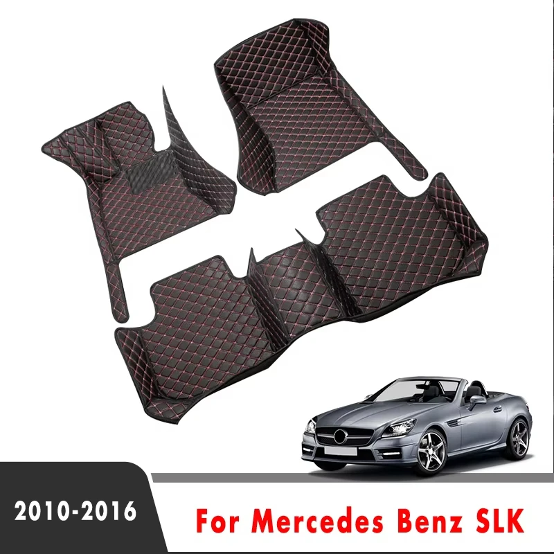 

Автомобильные коврики на заказ для Mercedes Benz SLK 2016, 2015, 2014, 2013, 2012, 2011, 2010, подкладки для ног, коврики, аксессуары для стайлинга интерьера