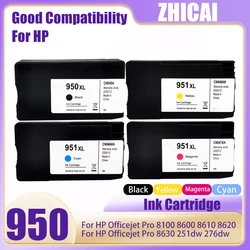 Compatible nuevo para HP 950XL 951XL 950 951 cartucho de tinta para impresora HP Officejet Pro 8100 8600 8610 8620 8630 251dw 276dw