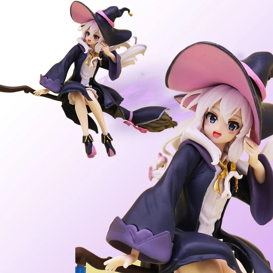 19cm Anime Wandering Witch: The Journey of Elaina Action Figure Kawaii Witch Figurine PVC Model Toys Collection Halloween Gifts