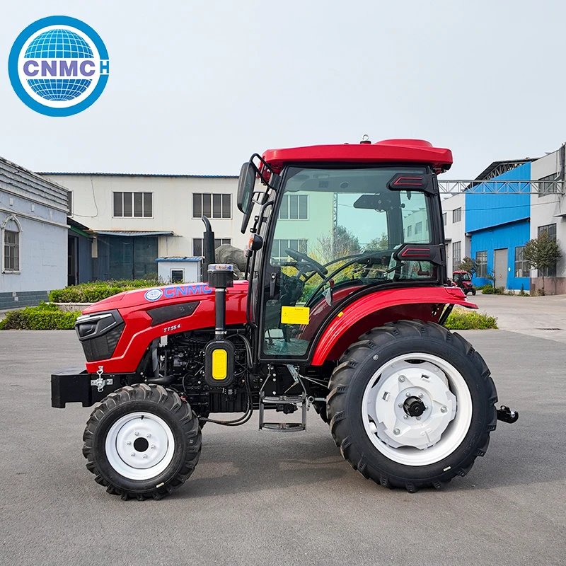 

Трактор CNMC 4x4 с высокой эффективностью, 50 л.с., с возможностью индивидуальной настройки кабины, прямые продажи от производителя, компактный тип, для использования на фермах, сделано в Китае.
