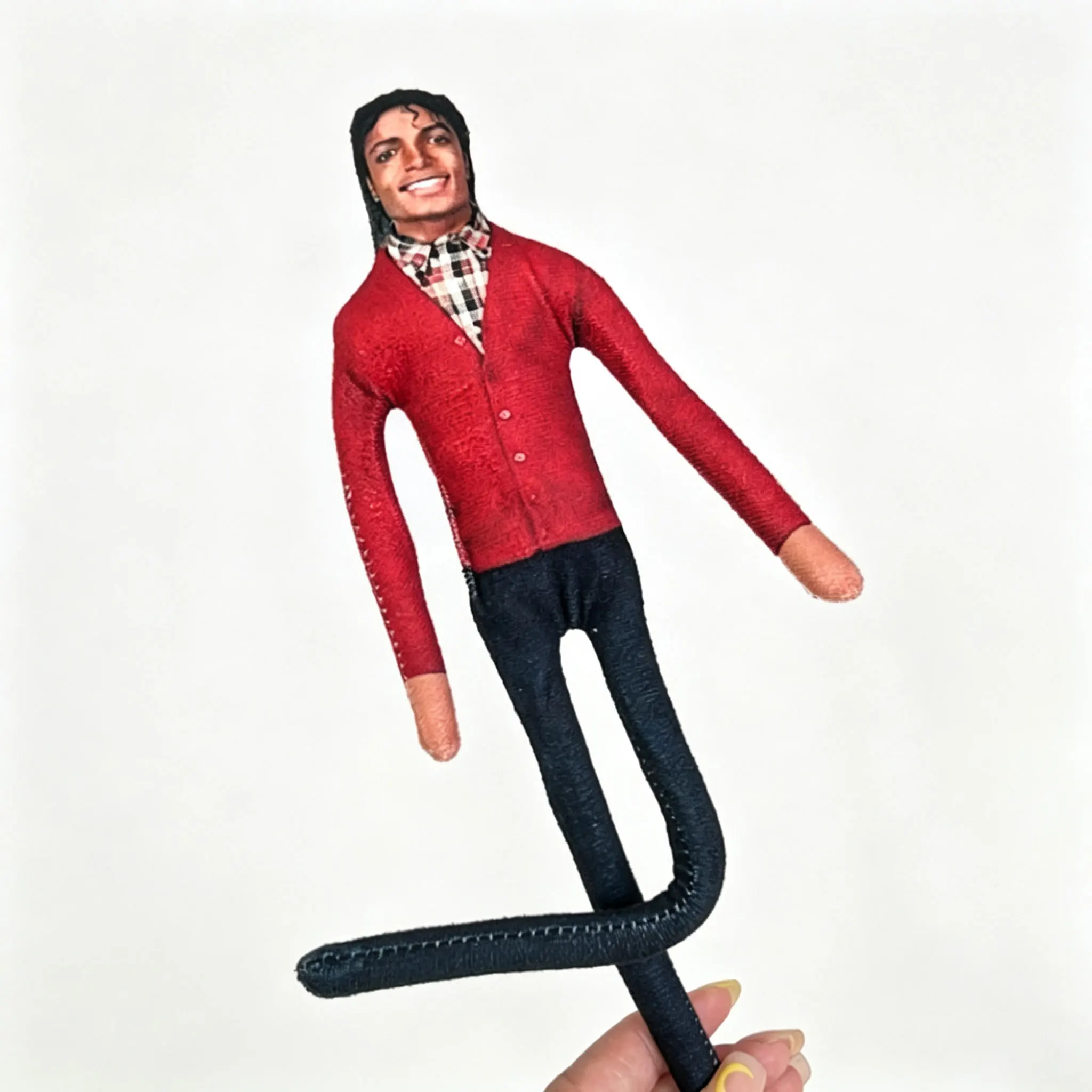 2026 Anime MJ Michael Jackson Plush Plushy Prop Doll Plush Stuffed Figure Dolls Room Decoration Abstract Joint Mobility Props view 5