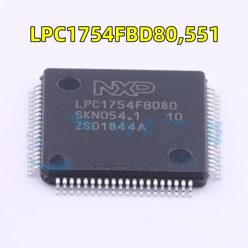 

5-100 PCS/LOT New LPC1754FBD80,551 LPC1754FBD80 package LQFP-80 microcontroller controller