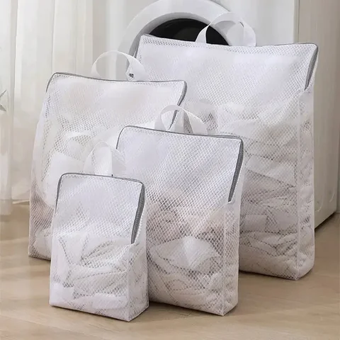 1PCS 3D 세탁 가방 WithDrawable 메쉬 가방 세탁기 필터 메쉬 가방 변형 방지 세탁 가방