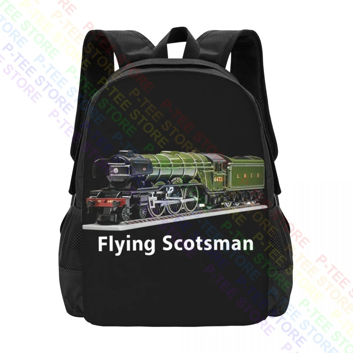 The Flying Scotsman Trains Hornby LocomotivesBackpack Large Capacity Shoe Bag Gymnast Bag