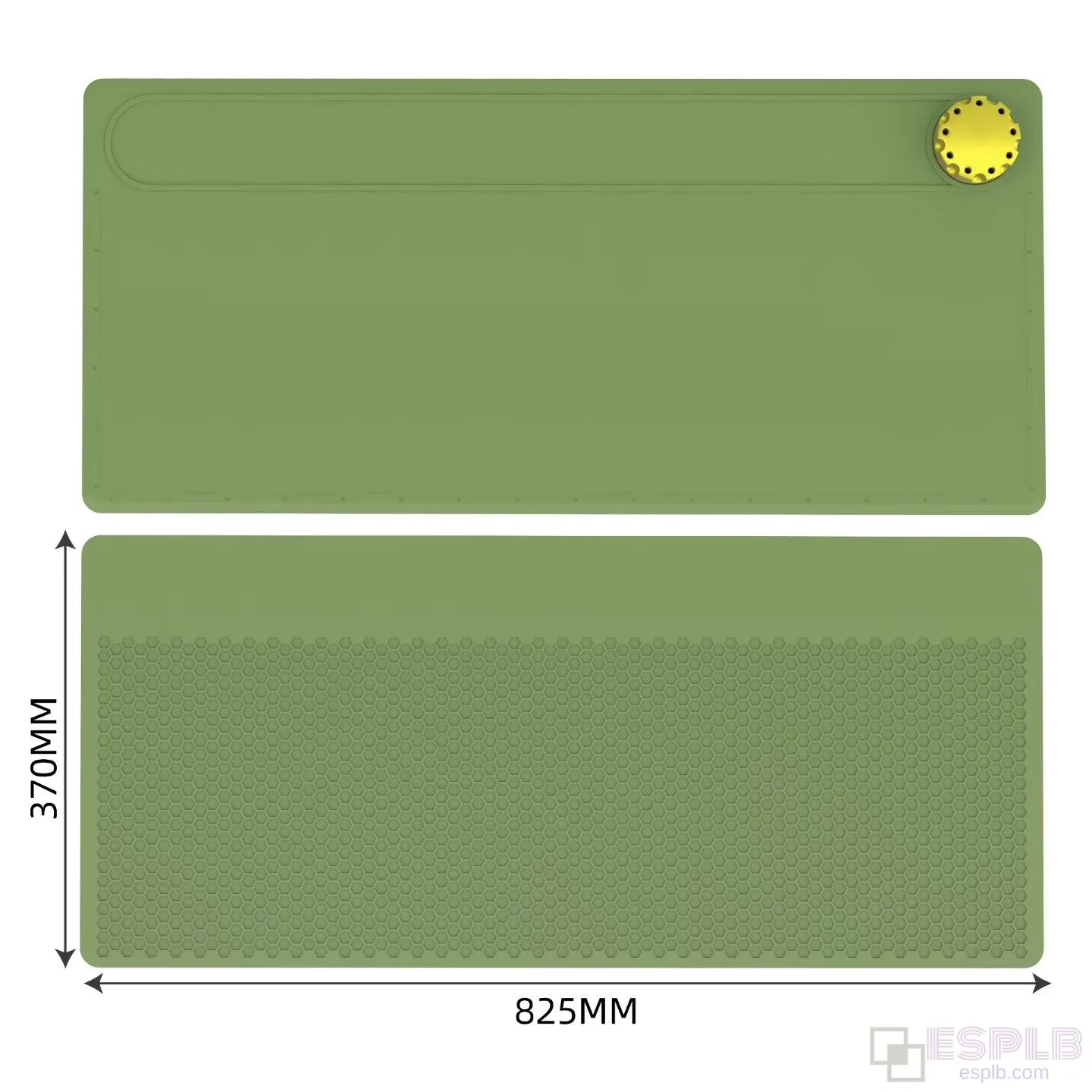 ESPLB 825X370mm Größte Arbeitsmatte Isolierung Gummi-Reparaturmatte Hochtemperaturbeständige Matte mit Schraubendreher-Aufbewahrungsbox – Detail 2