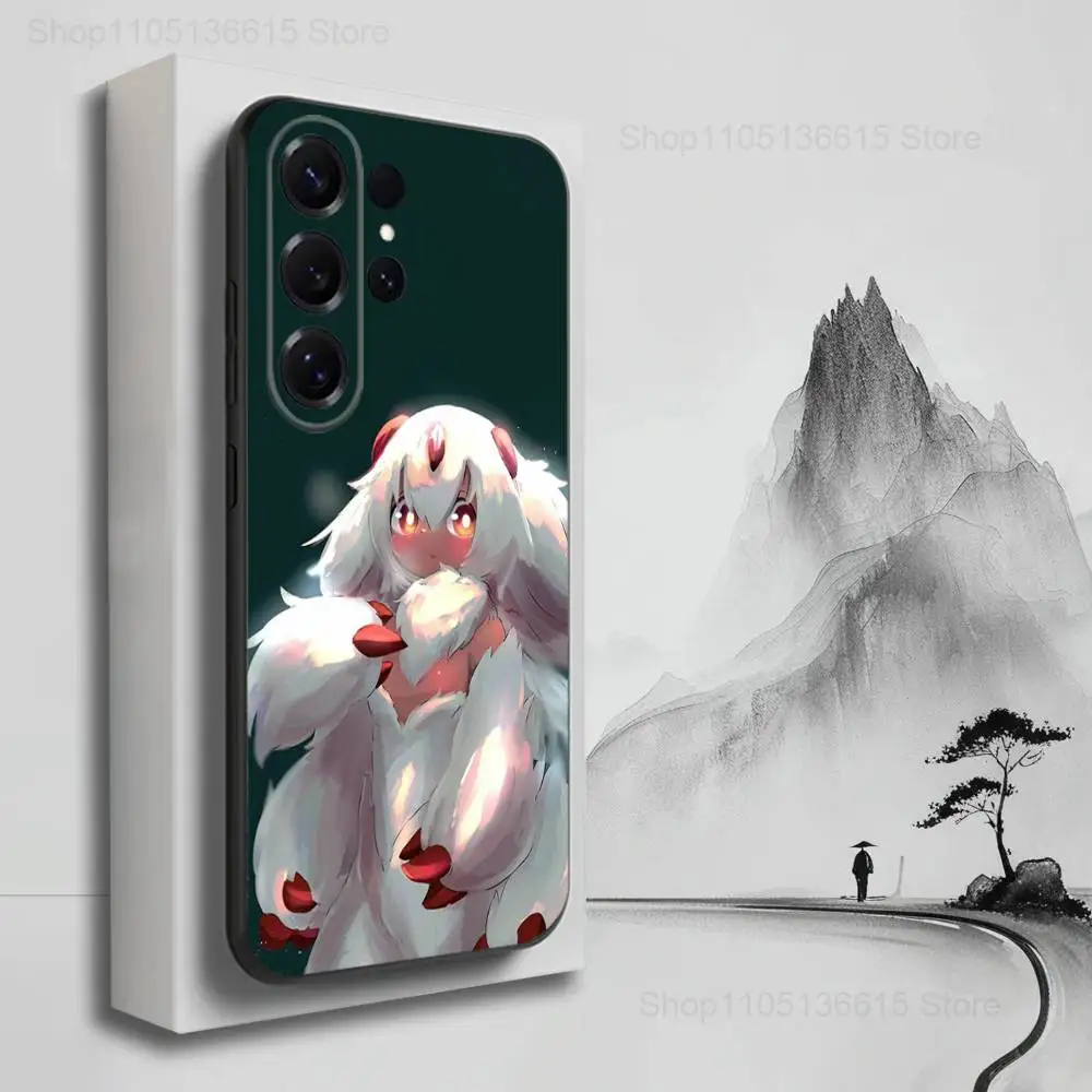 M-MADE IN A-ABYSS F-Faputa Phone Case For Samsung S25,S24,S23,S22,S21,S20,S10,S9,Ultra,Plus,Lite,FE,Soft Silicone Black Cover