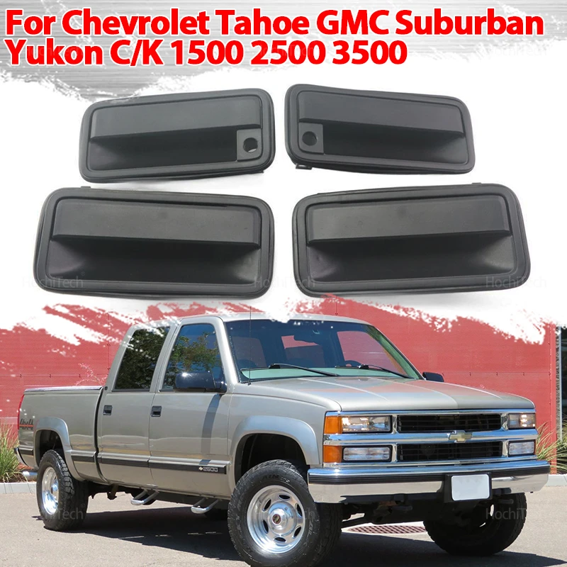Para Chevrolet Chevy Tahoe Suburban C1500 C2500 3500 K1500 2500 3500 para GMC Yukon manija de puerta Exterior delantera izquierda derecha 15742229