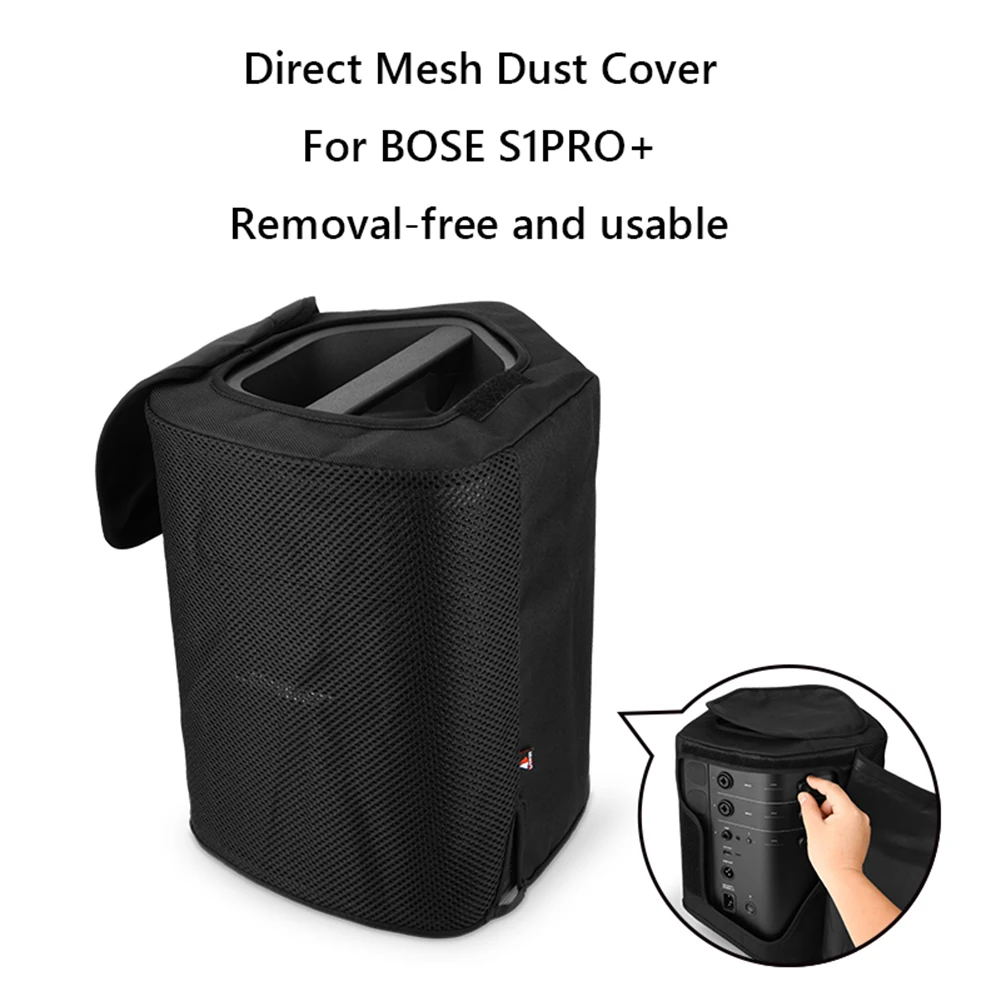 Custom Protective Speaker Cover for Bose S1 Pro Plus with Handle Flap and Dustproof Mesh Case for Travel and Parties