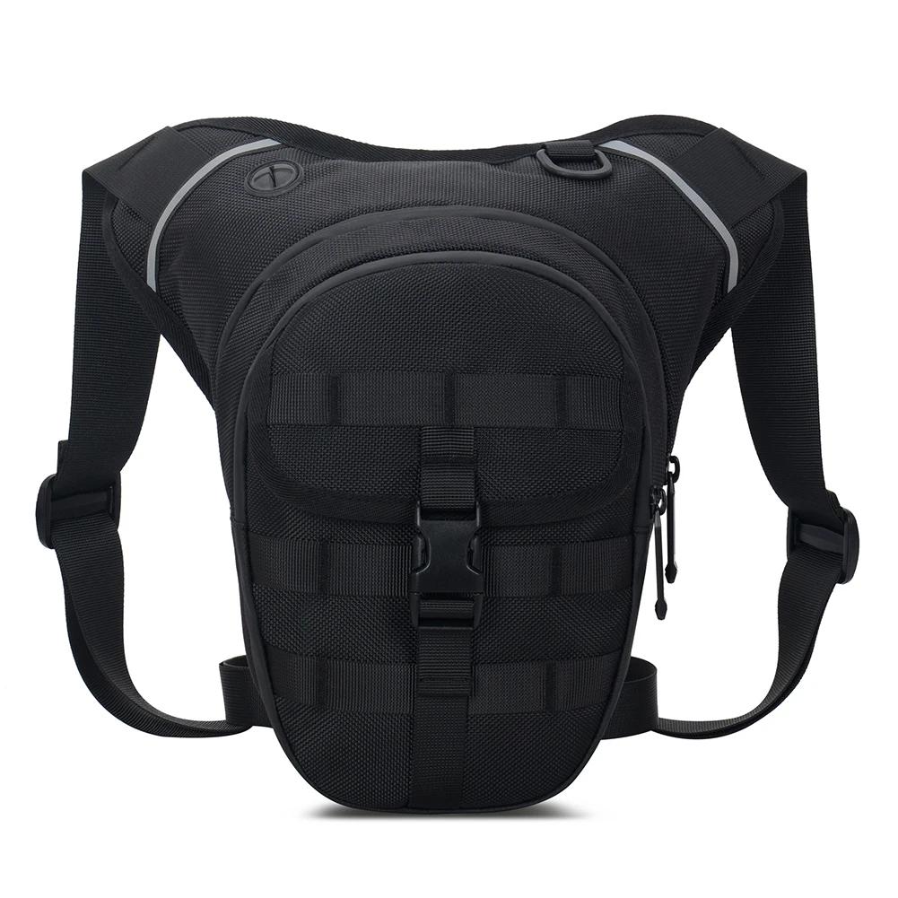 Motorcycle Drop Leg Bag Tactical Fanny Pack Large Capacity Motorcycle Thigh Bag Breathable for Hiking Climbing Fishing
