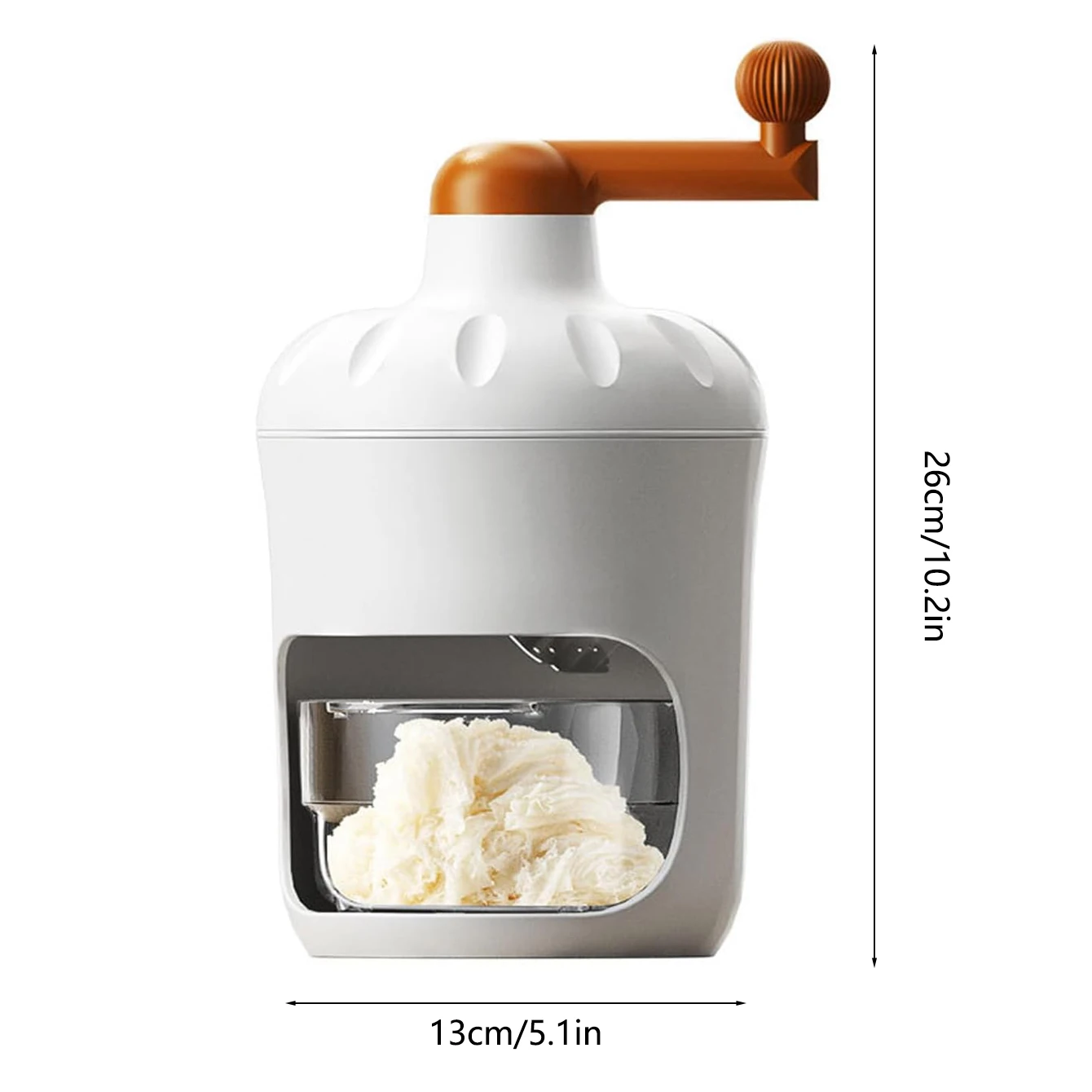 手動式かき氷機 - 家庭用ポータブルかき氷器、スラッシー＆かき氷メーカー - パーティーに最適