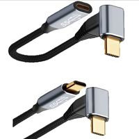 USB C Extension Cable Extender 100W PD 5A 4k USB3.2 Type C Male To Female Usb-c Extension Cord For VR Nintendo Switch 1m 2m 3M