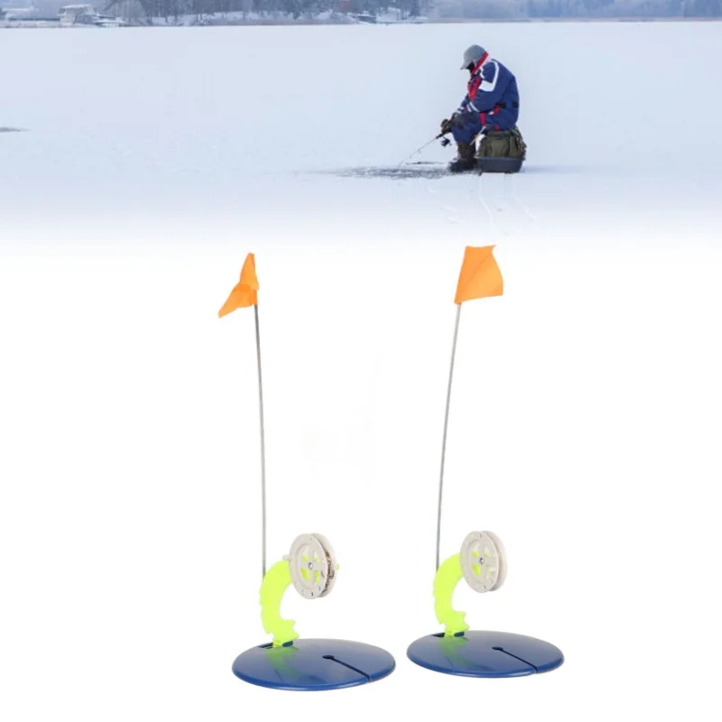 

Набор из 6 флагов для зимней рыбалки: эффективный индикаторный флаг для удочки, портативный, для рыбалки без помощи рук