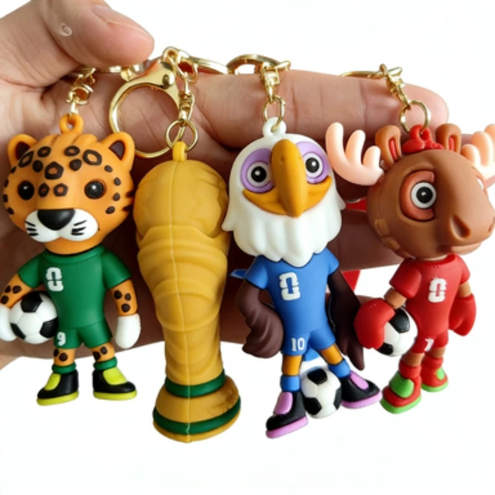 

2026 Football Event-related Products, Including Mascots, Statues, Keychains, and Wristbands