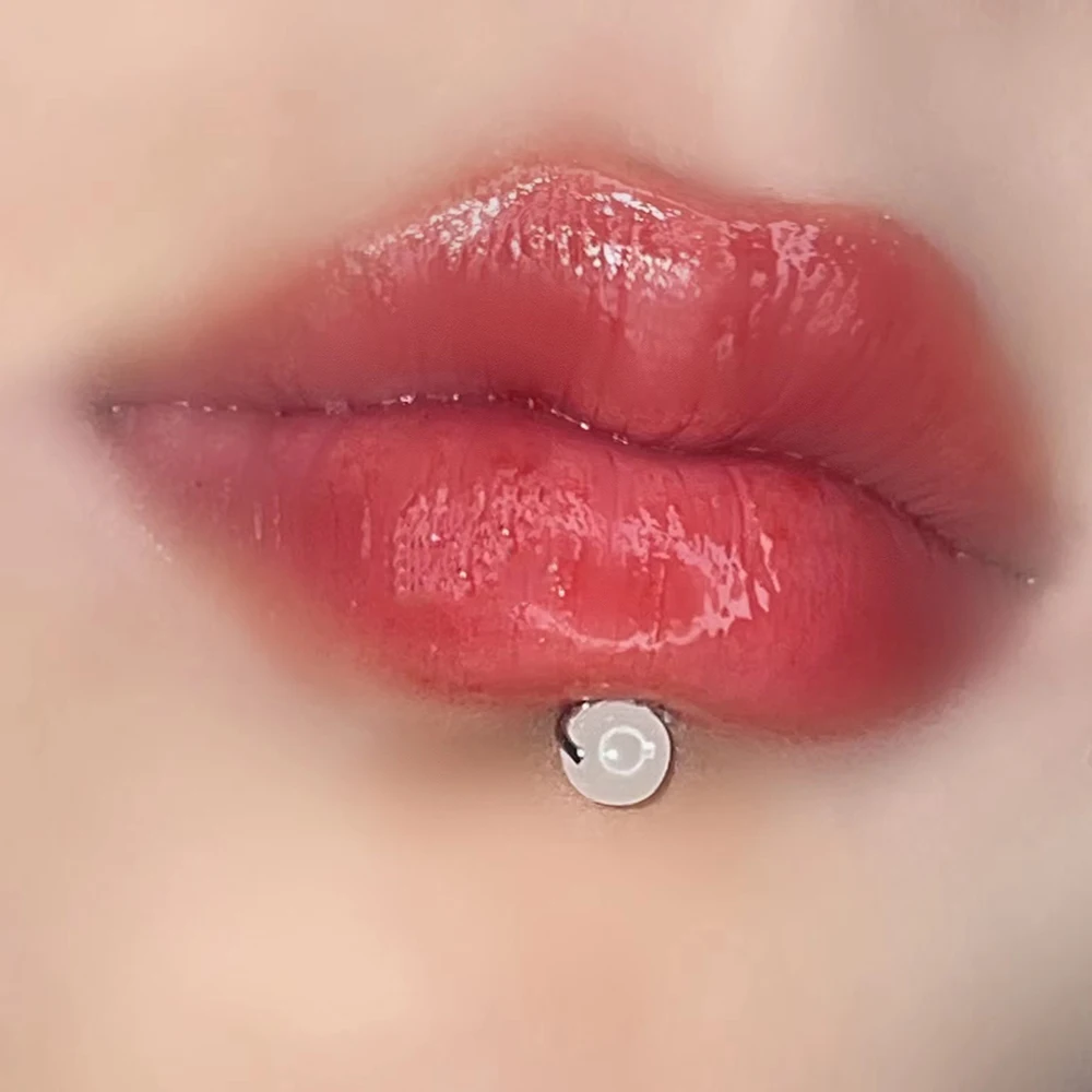 1PC 361L Surgical Steel Dragon Claw With Opalite Center Labret Lip Ring Ear Cartilage Tragus Helix Piercing Screw Fit Top 16g