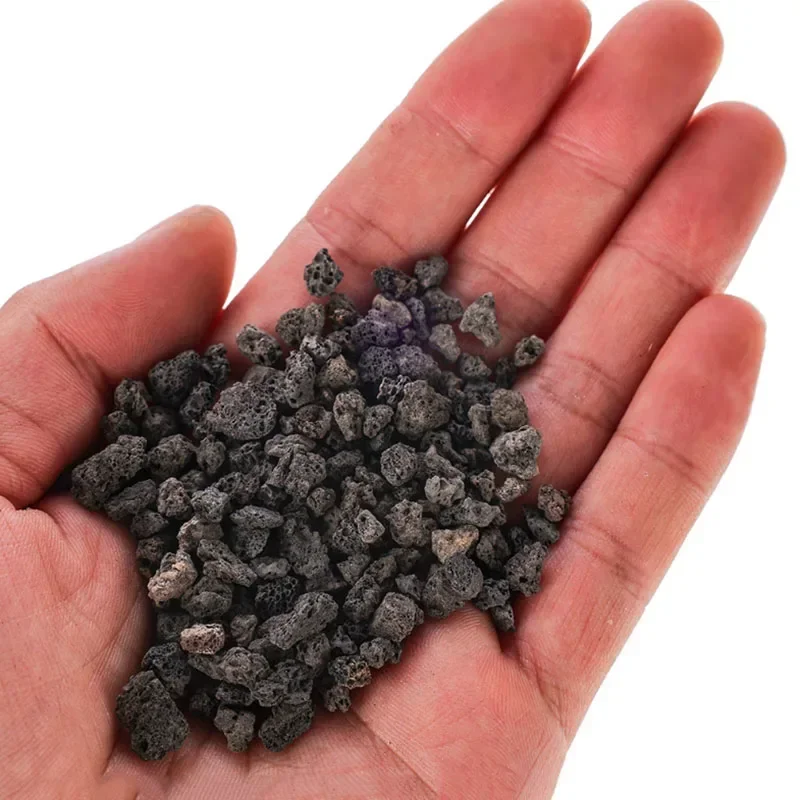 100g 250g 500g Black Aquarium Fish Tank Filter Media Volcanic Rock Biological Ball Bio filter for Aquarium Accessories 3-6mm