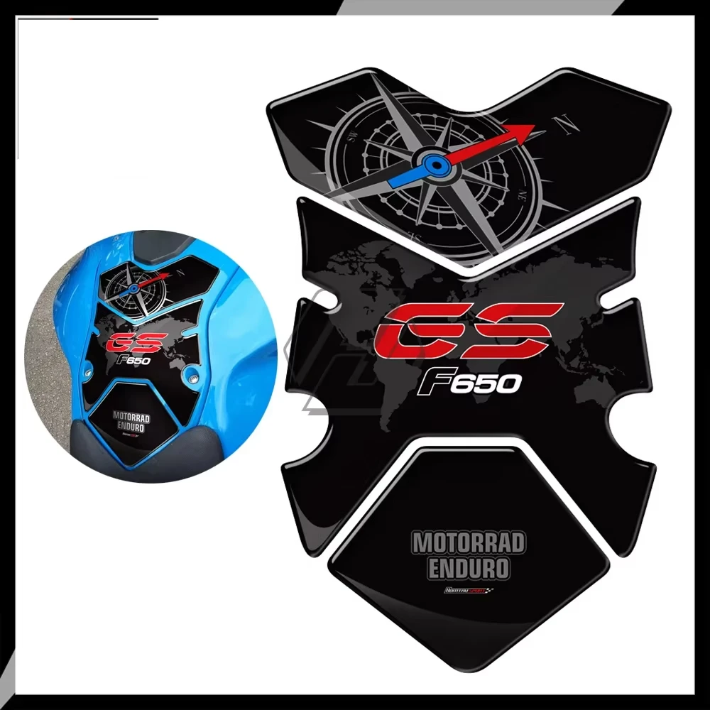 For BMW F650GS Tankpad F650 GS 2008-2012 3D Motorcycle Fuel Gas Tank Pad Protector Decal