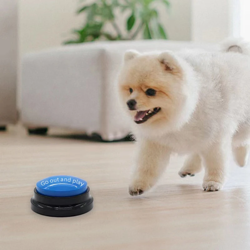 Recordable Pet Speaking Buttons Funny Dog Communication Toys Portable Cute Travel Talking Pet Starters Pet Supplies for Dogs