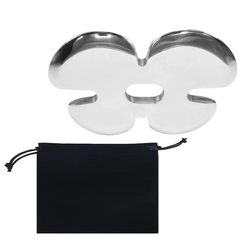 1-teiliges Muskelschaber-Werkzeug für die IASTM-Therapie – Gua-Sha-Werkzeug aus Edelstahl für myofasziale Entspannung und Tiefengewebemassagegerät