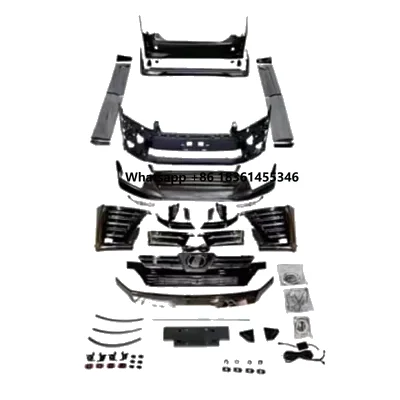 

Facelift Complete Body Kit 35 Series Front Rear Bumper Side Skirt Compatible with TRD Style Modification Accessorie