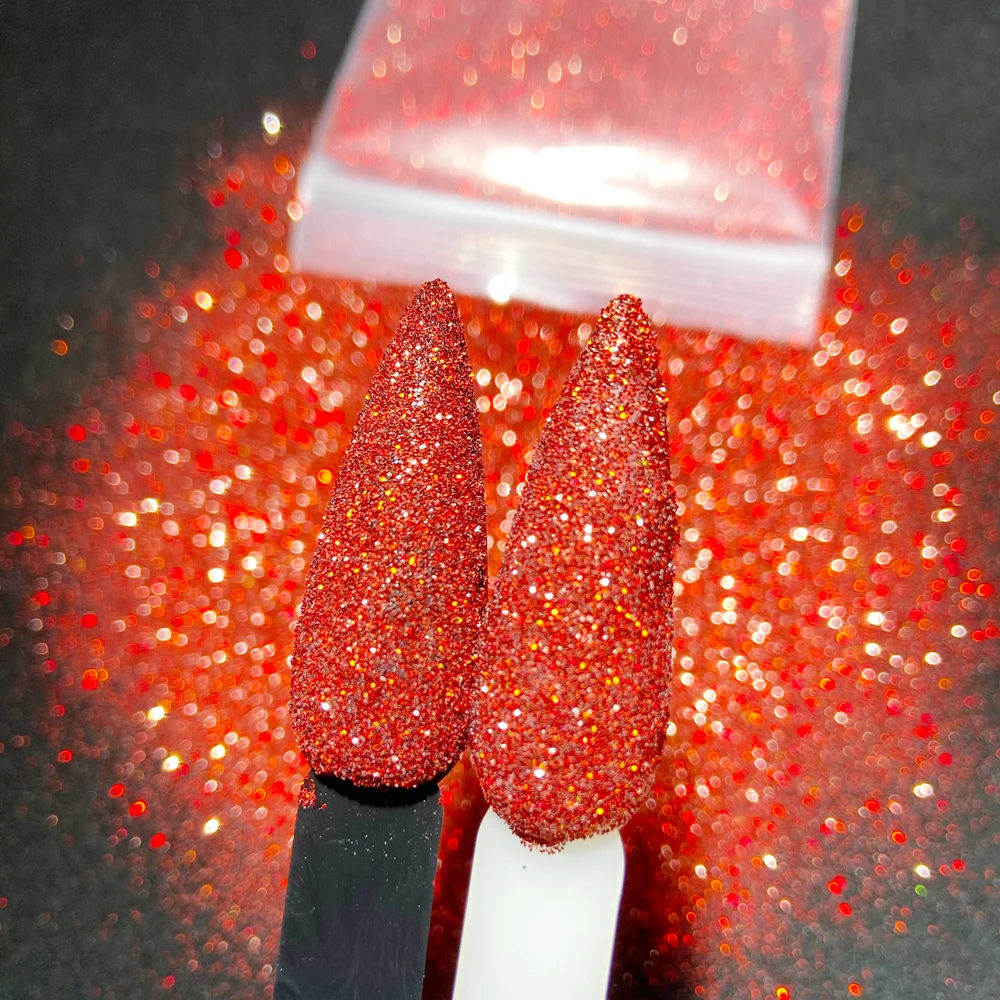 0.2 1/128 Multi-color Holographic Mirror Glitter for Nail Art,(Extra Fine Glitter), 50 Grams Holo Ultra Fine Nail Glitter Powder