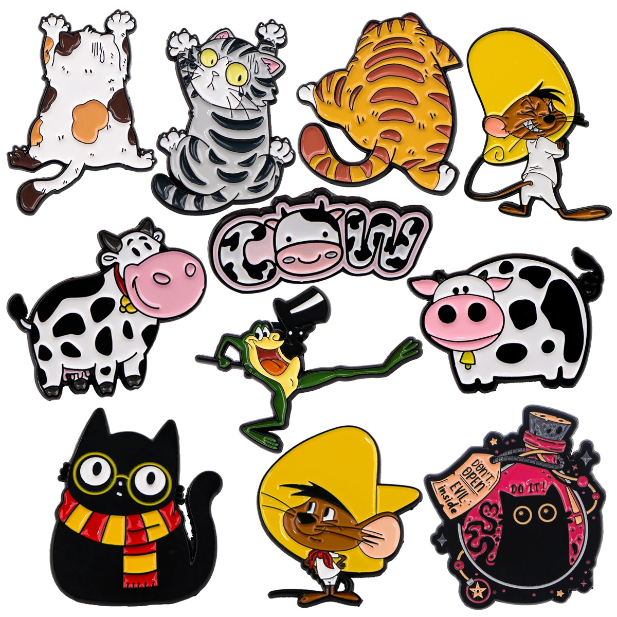 

Cute Animals Series Enamel Pin Brooches For Women Lapel Pins Badge on Backpack Costume Accessories Fashion Jewelry Gifts
