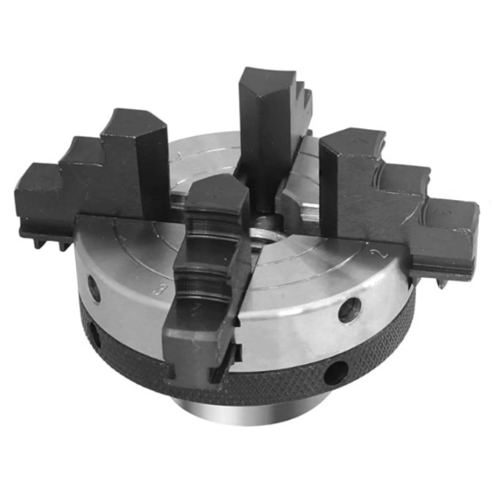 3-Inch Four-Jaw Self-Centering Lathe Chuck Robust 3 Inch Wood Lathe Chuck Easy to Install Long Service Life for Woodworkers