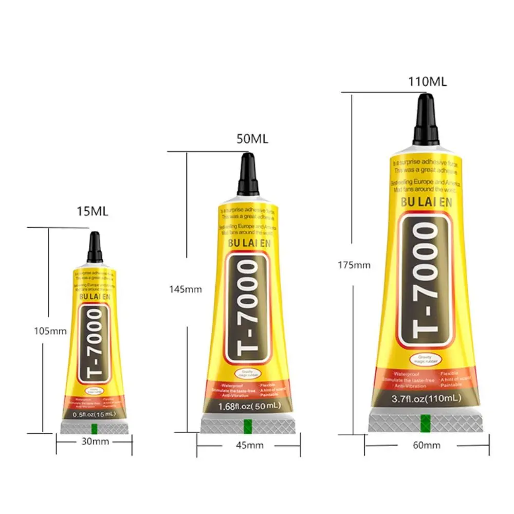 T7000 Glue Black Adhesives Phone Glue For DIY Screen Repair Sticky Glue For Tablet PC Screen Glass Frame Glue 15/50/110ml