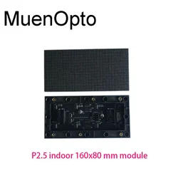 Módulo de pantalla LED P2.5 para interiores SMD2121 RGB 160x80mm, módulo de pantalla de escaneo 1/16