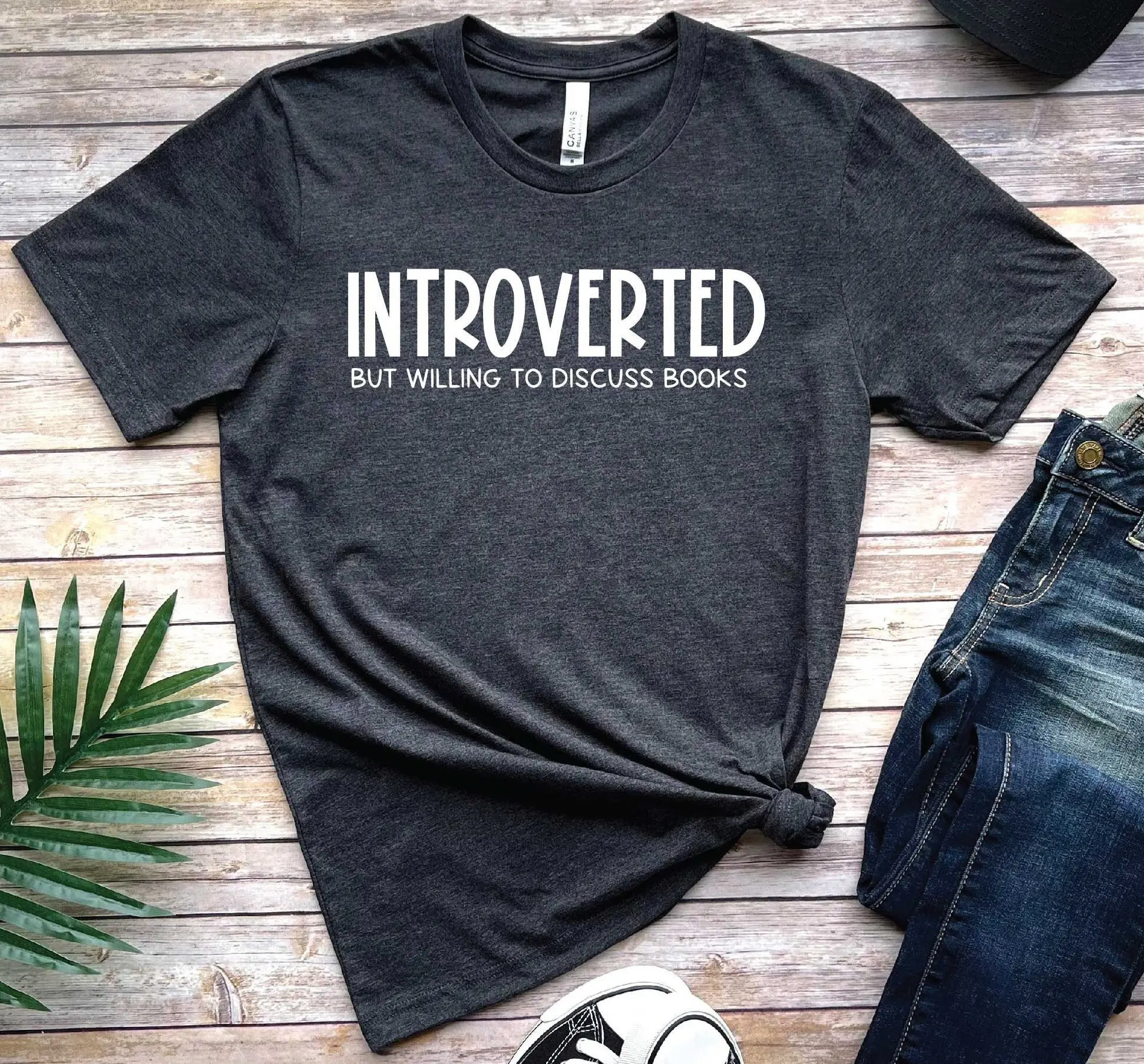 Introverted T Shirt Librarian Bookworm But Willing To Discuss Books Introvert Book Nerd Lover