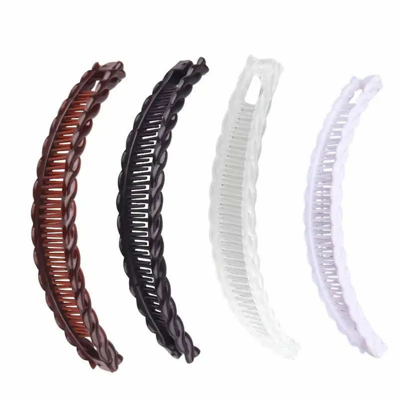 Hair Clips Vintage Combs Tool for Thick Curly Hair Accessories Fishtail Hair Clip Banana Clip Set for Women Hair Styling Tools